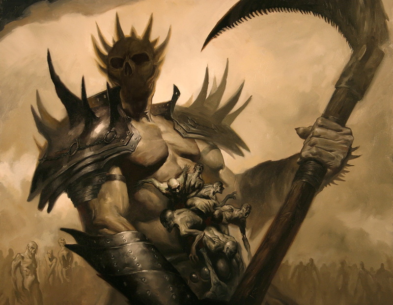 Magic: The Gathering, craft, art and craft, nature, 720P, representation, close-up, male likeness, high angle view, human representation, Gamer, indoors
