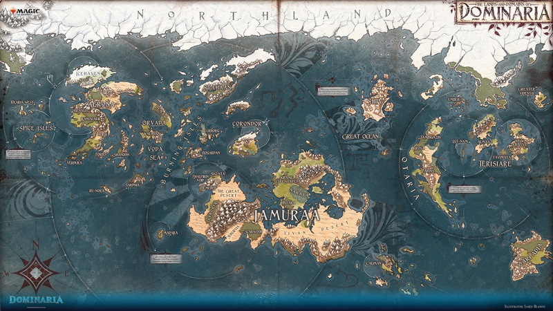 Dominaria (Magic: The Gathering), Map, Magic: The Gathering, Game, 1080P