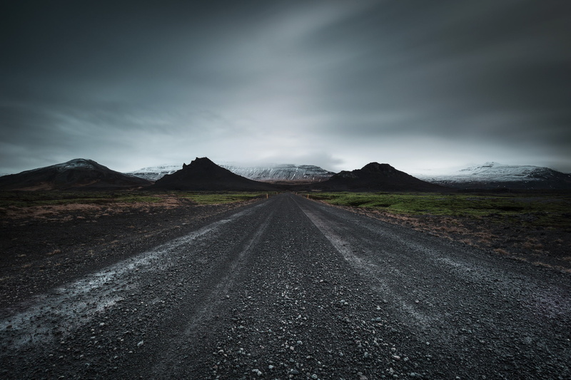 rain, tranquility, cloud - sky, transportation, sky, nature, landscape, road, 2K, mountain, country, direction, dirt road, the way forward, sign, mountain range