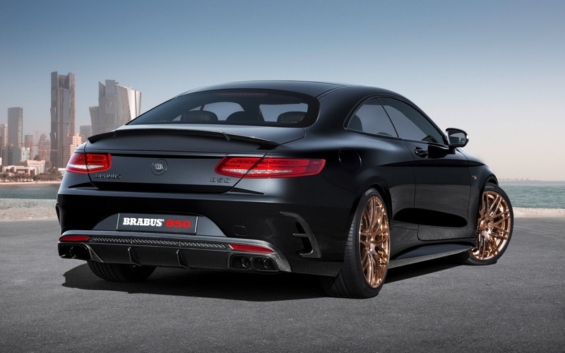 Mercedes-Benz, clear sky, Brabus, 1080P, wheel, mode of transportation, land vehicle, modern, Brabus Mercedes-Benz S63 850 Biturbo Coupe, speed, nature