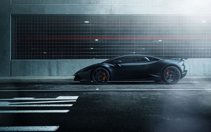 2K, car, hq, William Stern, black, street, huracan, lamborghini, Lamborghini Huracan