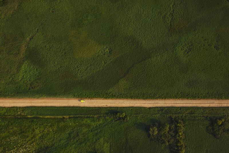 720P, landscape, dirt road, aerial view, top view, car, grass, field, trees, nature