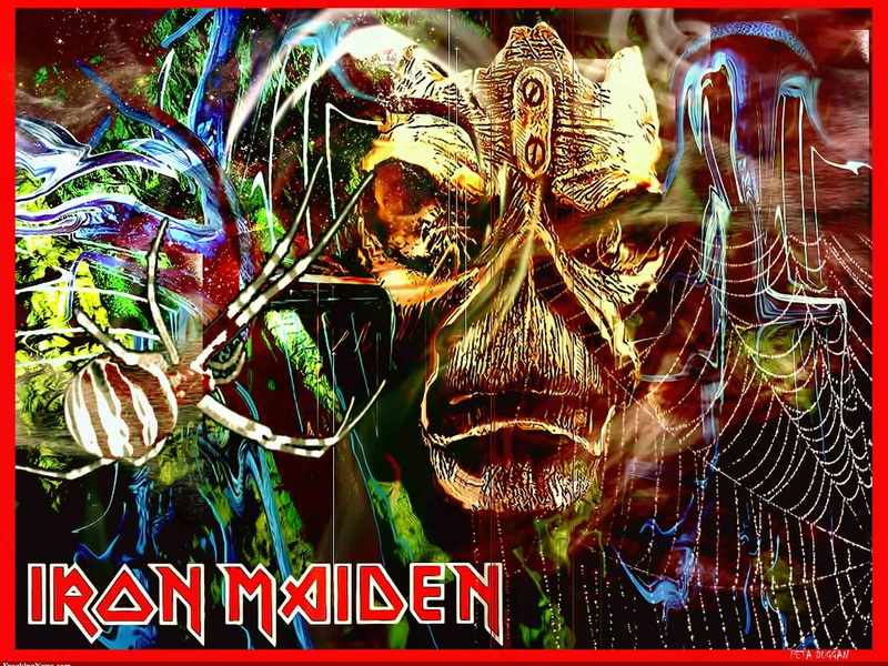 heavy, power, evil, artwork, fantasy, eddie, skull, 2K, iron, metal, poster, demon, maiden, dark