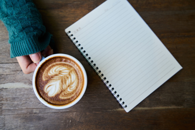 fresh, directly above, refreshment, morning, food and drink, wood, hot drink, delicious, photography, take notes, person, human body part, beautiful, still life
