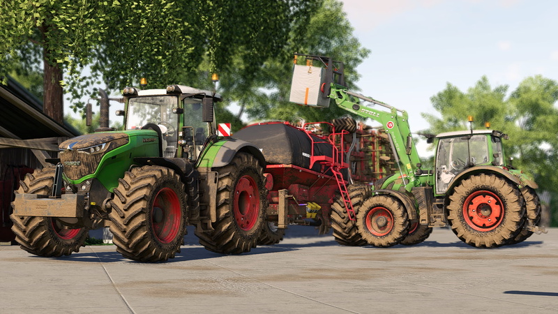 farming, 1080P, fs19, tractors, farm, Harvest, farming simulator, nature