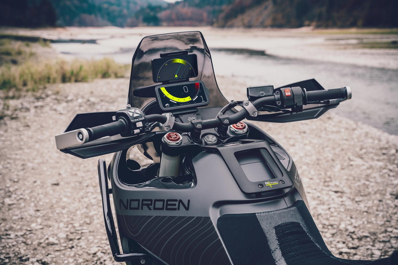 motorcycle, Husqvarna Norden 901, gravel, mountains, Gravel Road, 1080P, Husqvarna
