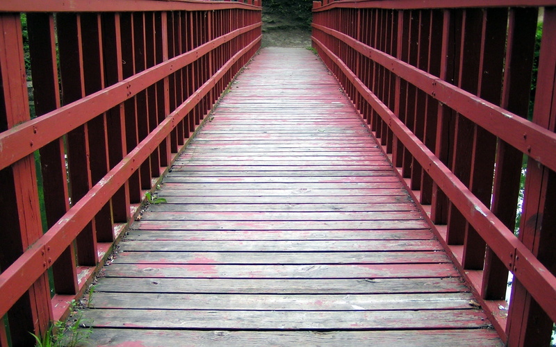 metal, 1080P, narrow, bridge, background