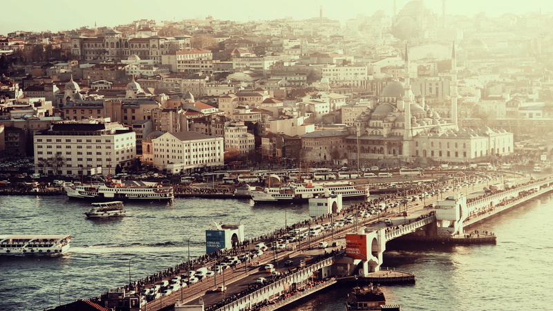 building, office building exterior, waterfront, cityscape, skyscraper, water, building exterior, river, day, architecture, nautical vessel, Turkey, no people