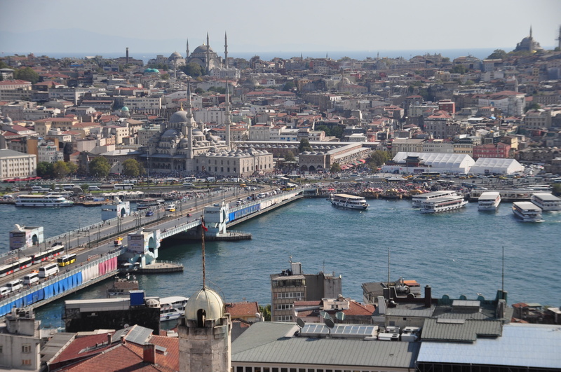 townscape, outdoors, nature, boat, river, Turkey, brown, water, cityscape, city, place of worship, mode of transportation, Istanbul, architecture, white