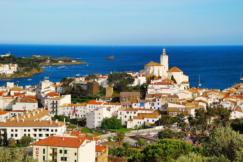 dalmatia, church, land, high angle view, sky, blue, residential district, cathedral, building exterior, water, famous Place, townscape, roof, no people