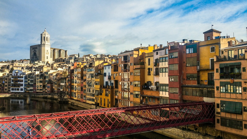 buildings, surrounded, industry, cityscape, day, joan ps, catalonia, apartment, outdoors, daytime, catalunya, costa brava, no people, 1080P, canal, girona