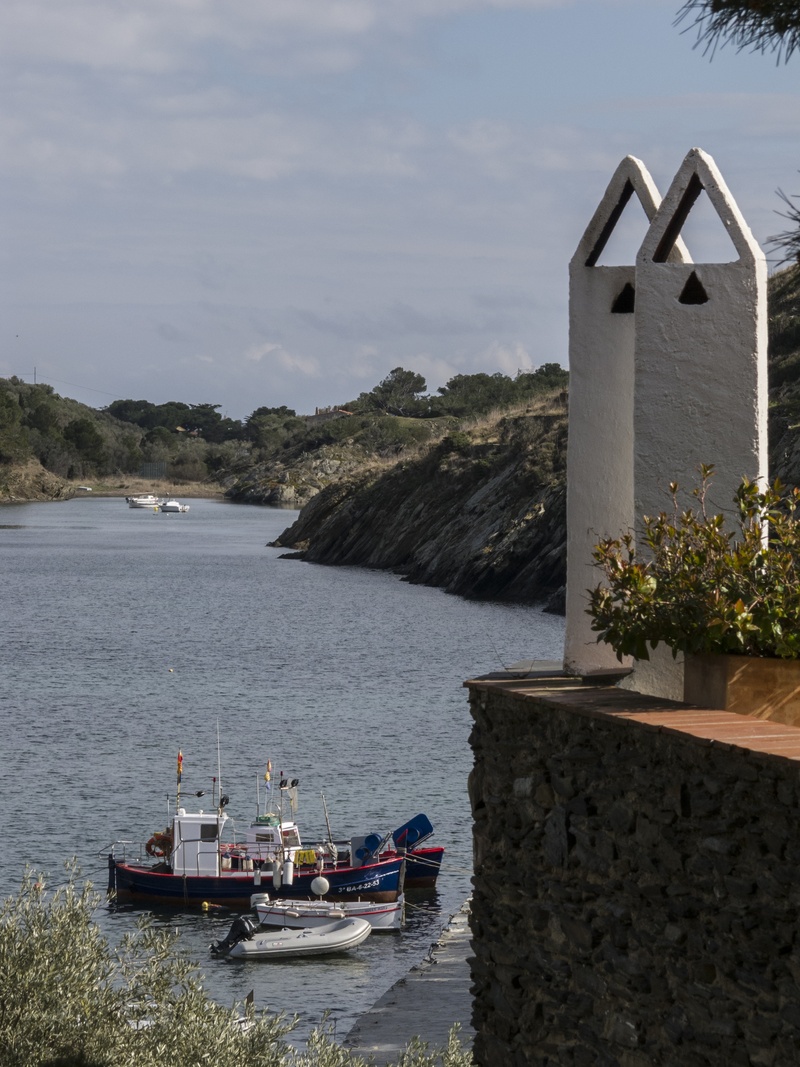 sky, beach, mode of transportation, no people, nature, mediterranean, port lligat, costa brava, 2K, built structure, boats, catalonia, water, girona, day