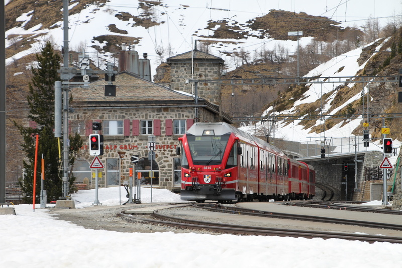 pass, tourism, architecture, cold temperature, building, transportation, cable car, land vehicle, outdoors, stmoritz, narrow gauge, switzerland, winter