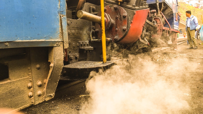 incidental people, travel, train, traffic, road construction, famous, narrow, construction site, occupation, nature, asia, landmark, rail, outdoors, engine
