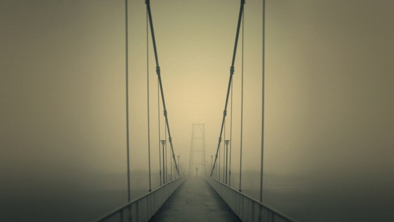  arcade, tranquility, the way forward, architecture, corridor, transportation, suspension, connection, absence, building, dusk, no people, fog