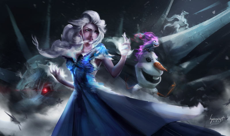 4K, Frozen 2, Olaf (Frozen), Disney, Movie, Elsa (Frozen)