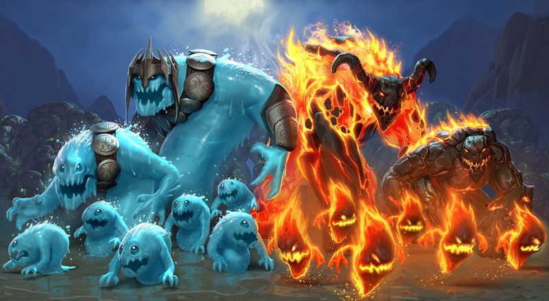 Fire, warning sign, Water, frozen, Games, no people, 1080P, Orcs Must Die 2, orcs, flame, day, lava, glowing, sign, monster, panoramic, die, nature