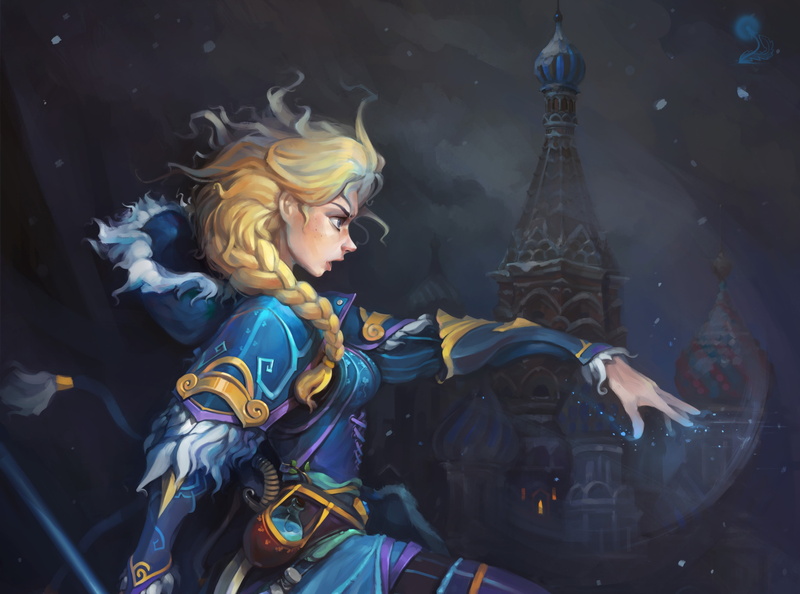 leisure activity, rylai, digital, one person, real people, representation, young adult, dota, women, crystal maiden, lifestyles, art and craft
