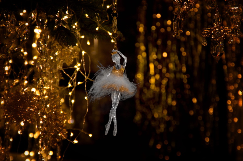 bokeh, focus on foreground, magic world, shift, fee, elf, light, decoration, mysticism, christmas decoration, celebration, holiday - event, fairytale, glass