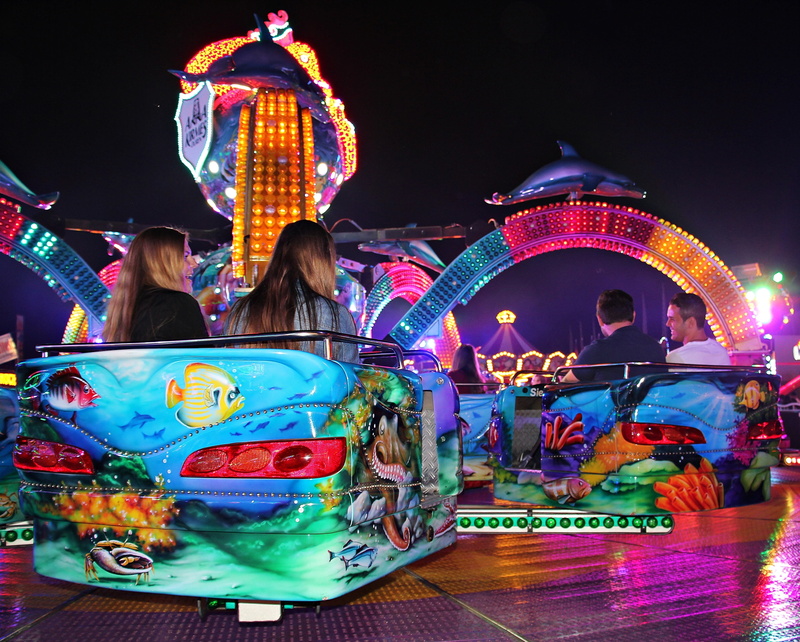 leisure, 4K, illuminated, fairground, lighting, amusement park ride, entertainment, festival, carnies, riding, amusement, outdoors, folk festival, night