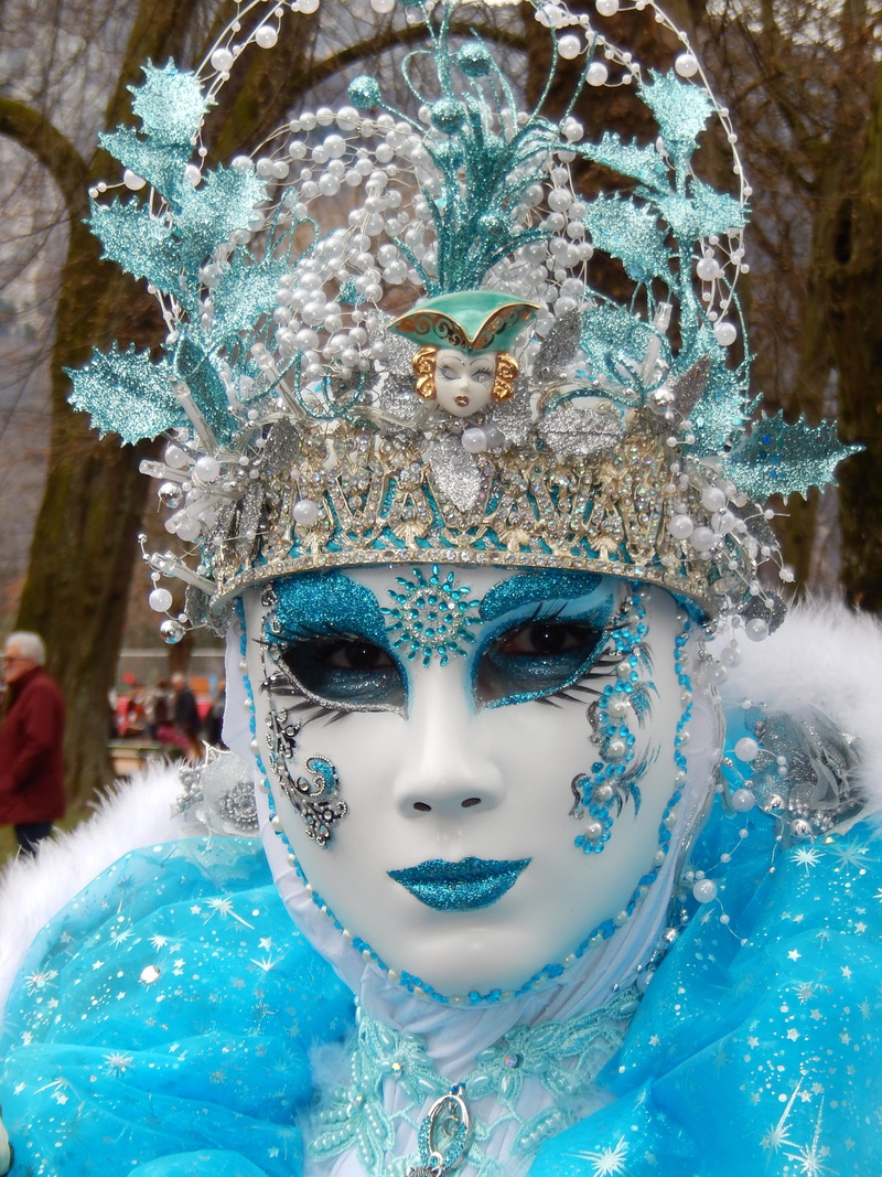 adult, Carnival, venice Carnival, carnival annecy, headshot, one person, carnival - celebration event, 2K, day, real people, human representation, people