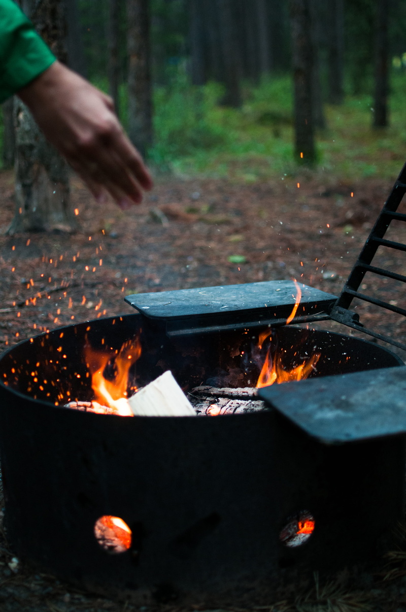 wood - material, nature, preparation, black, pit, heat - temperature, camp, firewood, spark, preparing food, explore, motion, beside, wood, camping, tree