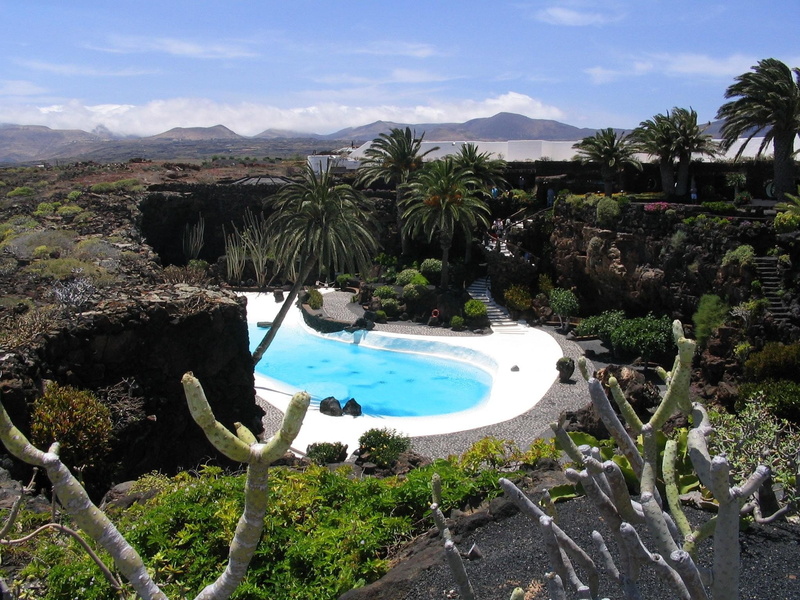 deserts, poolside, 1080P, manrique, forests, lanzarote