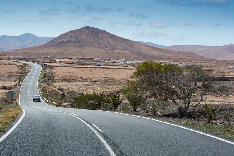 concrete, summer, volcano, volcanic Landscape, non-urban scene, direction, climate, the way forward, canary, journey, tranquility, gray, scenics - nature