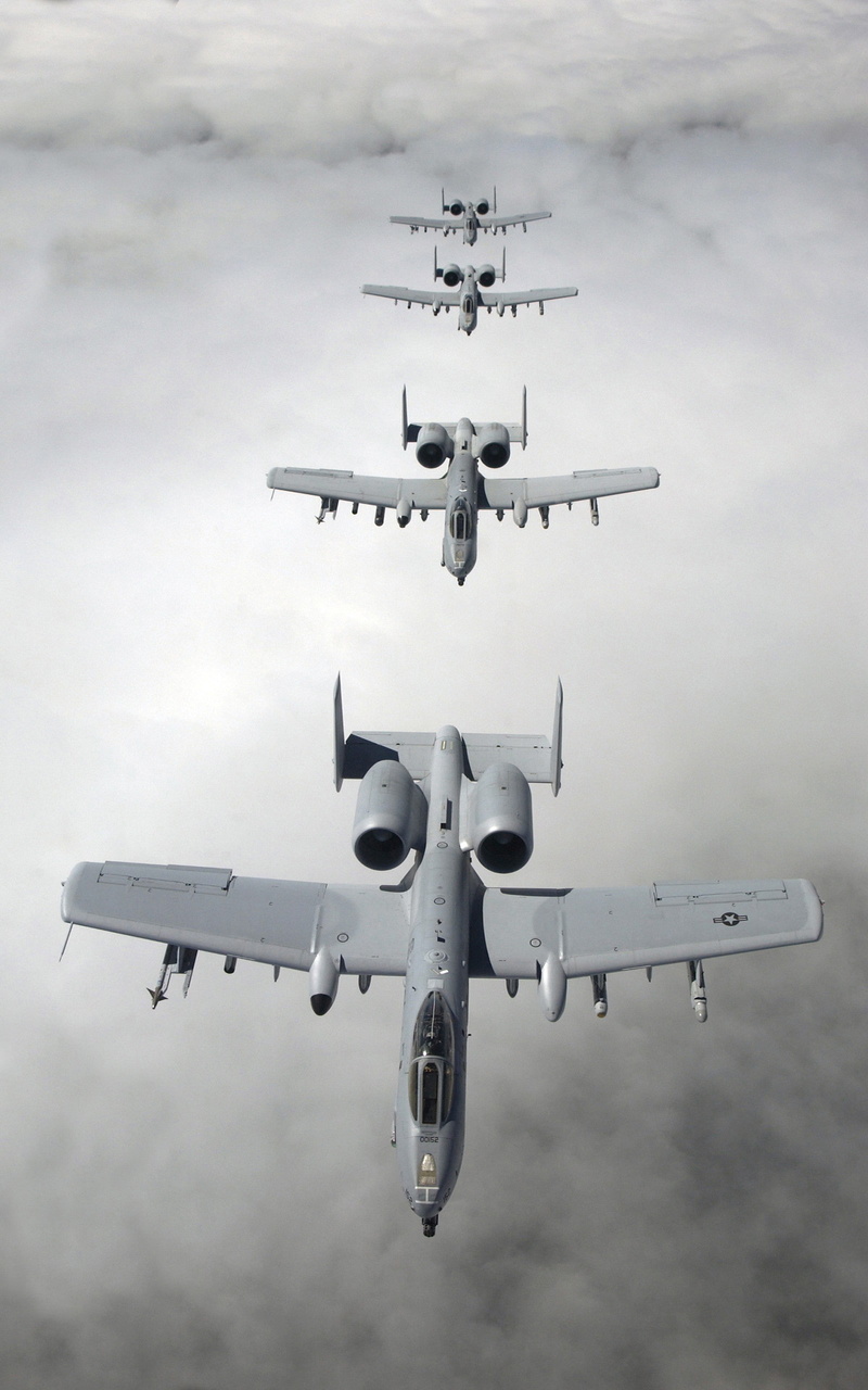 portrait display, 2K, aircraft, military aircraft, Fairchild A-10 Thunderbolt II