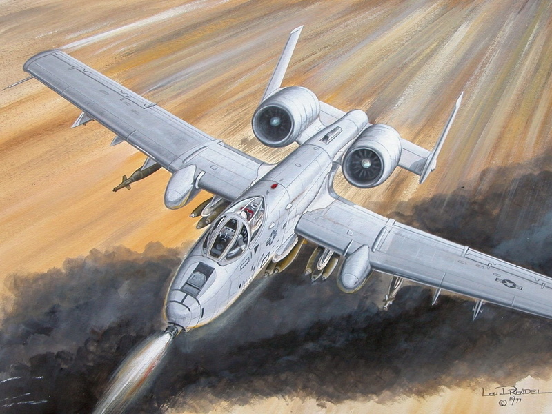 Jet Fighters, Fairchild Republic A-10 Thunderbolt II, 720P