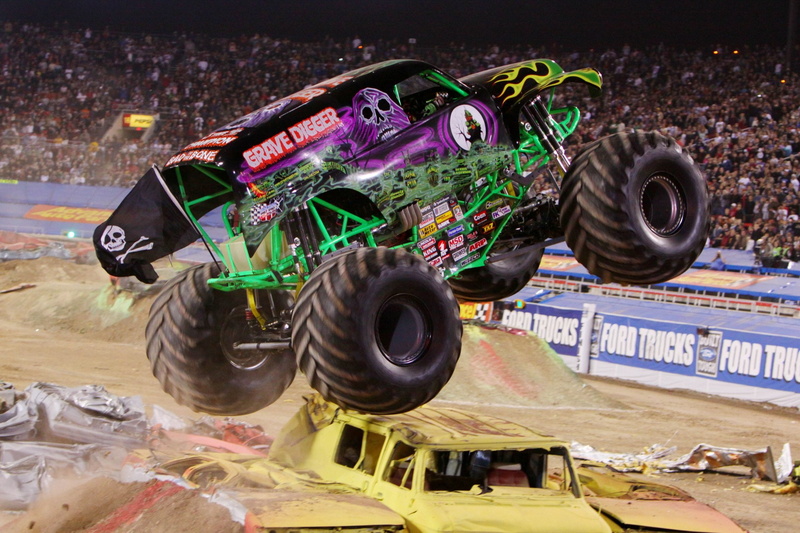 digger, grave, 1080P, monster truck, race, truck, racing, monster, 4x4
