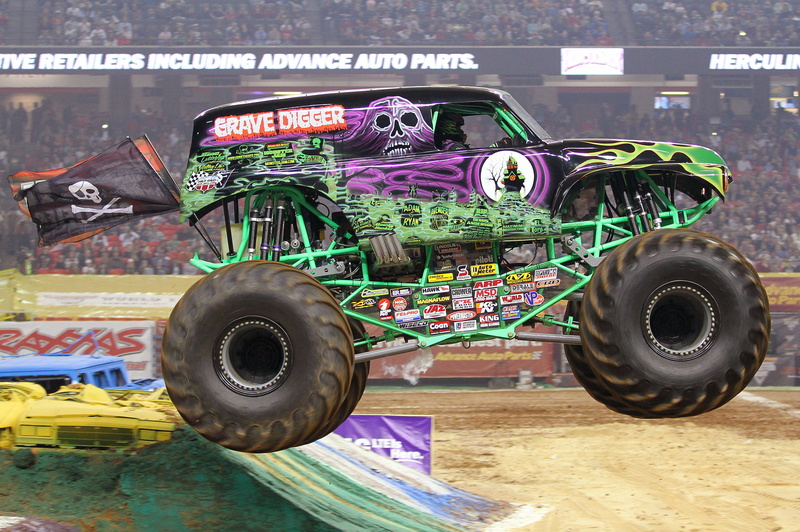 race, racing, truck, digger, grave, monster truck, 4x4, 1080P, monster