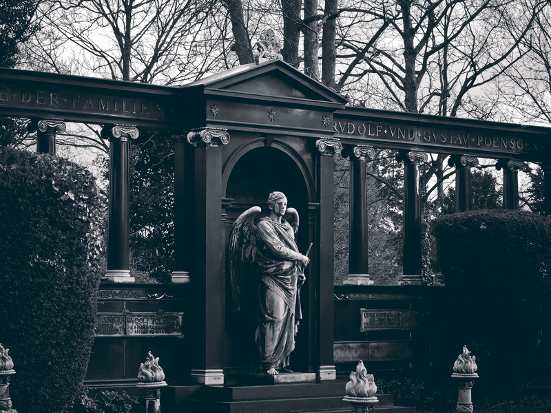 text, 4K, angel, creativity, tomb figure, sculpture, grayscale, photo, architecture, built structure, artwork, art and craft, spirituality, craft, black white
