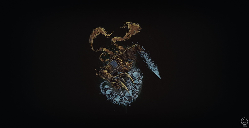 simple background, video games, Legacy of Kain, video game art, 1080P, minimalism