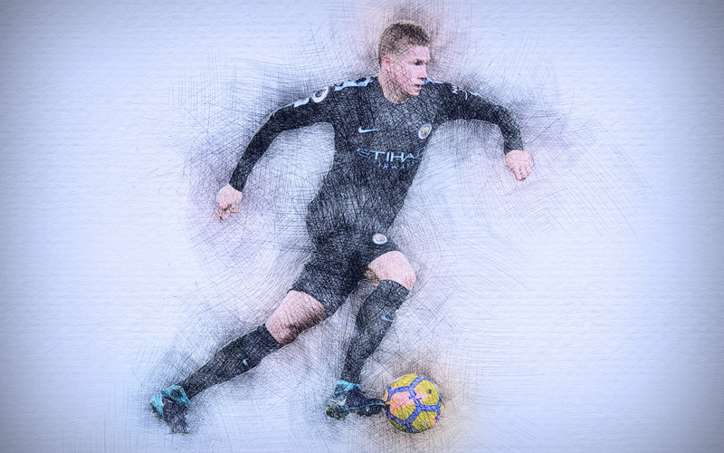 4K, Manchester City F.C., Kevin De Bruyne, Belgian, Soccer