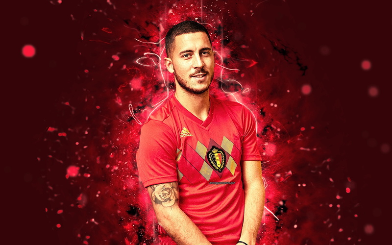 Eden Hazard, Soccer, 4K, Belgian