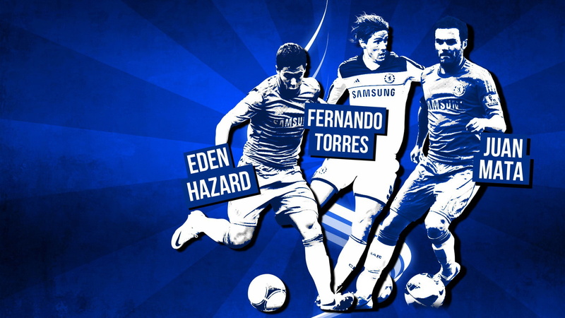 torres, hazard, mata, eden, graphics, Eden Hazard, FC Chelsea, fernando, juan, players, fernando torres, 1080P, Chelsea FC, Blues, Juan Mata, chelsea