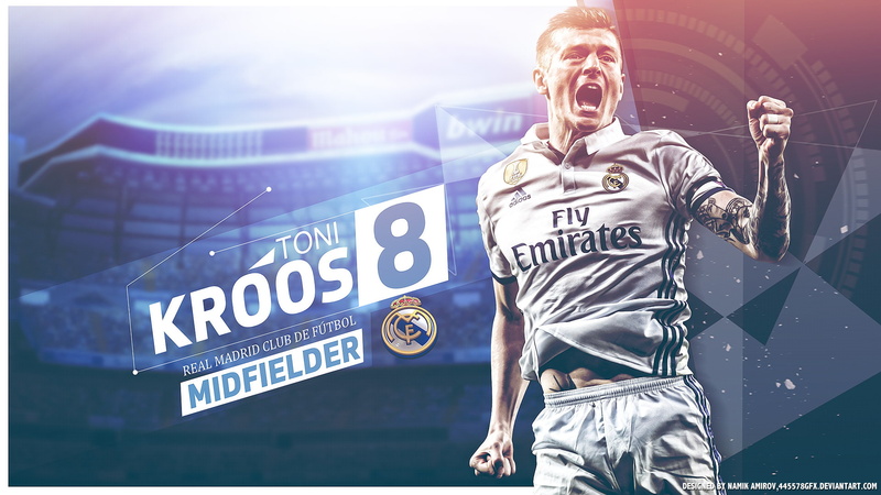 German, Real Madrid C.F., Toni Kroos, Soccer, 1080P