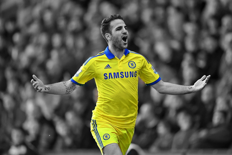clothing, soccer, adult, yellow, sports clothing, running, Cesc Fabregas, men, marathon, physical activity, one person, day, Chelsea FC, exercising, healthy lifestyle