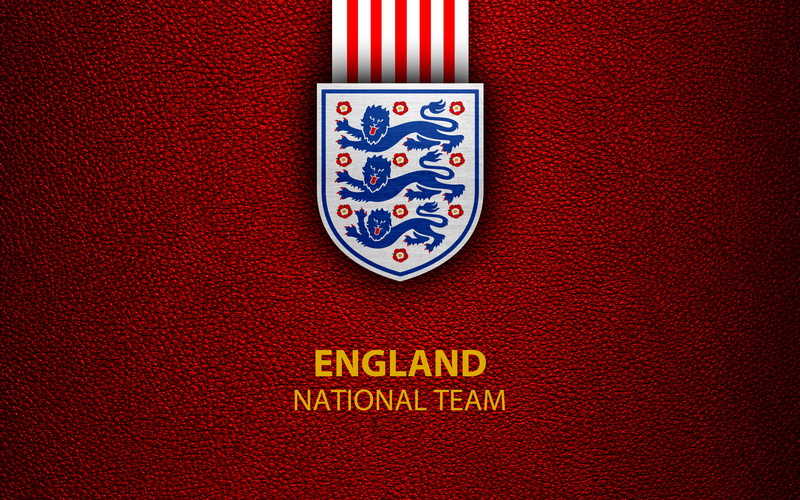 England, England National Football Team, 4K, Logo, Soccer, Emblem