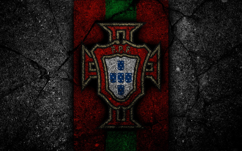 Logo, Soccer, Portugal National Football Team, Portugal, Emblem, 4K