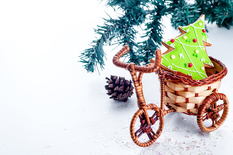 Xmas, cookies, bike, Merry, 1080P, braided, Yuliya Mazurkevich, New Year, 2016, herringbone, Christmas