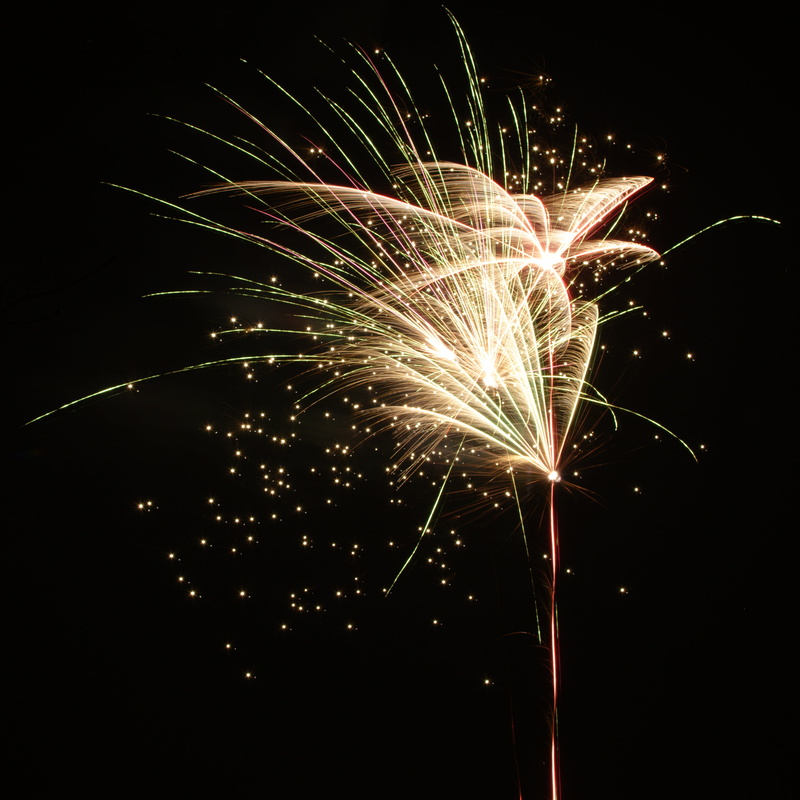 festival, firework display, nature, low angle view, sparks, smoke - physical structure, explosive, 2016, firework - man made object, sky, long exposure