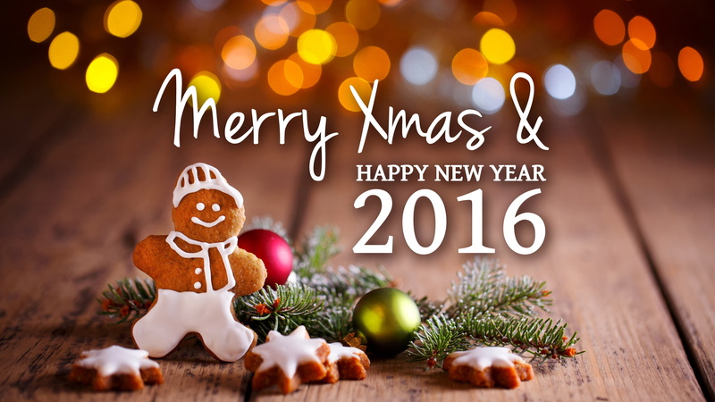 4K, 2016, 4k pics, 4k xmas, Xmas, new, Merry, Year