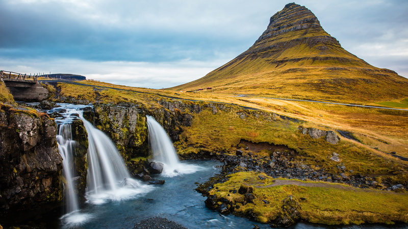 waterfall, 4K, nature, landscape, Iceland, water