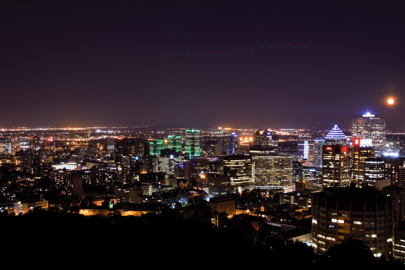 cityscape, montréal, le, building exterior, sky, city life, light, downtown, building, montreal, le plateau-mont-royal, long exposure, ville, architecture