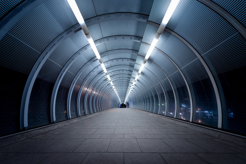 Poplar DLR station, 5K, London, 5K, England, Footbridge