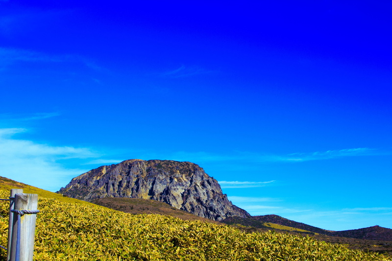 beauty in nature, rocky, scenics, Jeju Island, copy space, sky, landscape, scenics - nature, Halla, formation, outdoors, 5K, nature, environment, day
