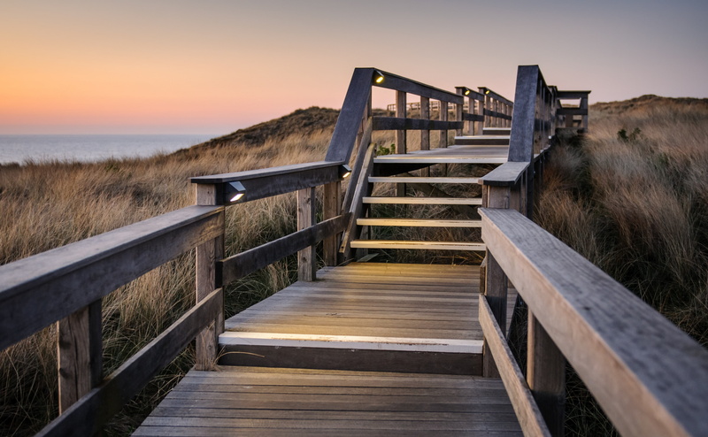 no people, built structure, strandhafer, brown, sunset, bridge, outdoors, wenningstedt, Dune, environmental conservation, fruhling, scenics - nature, westerland