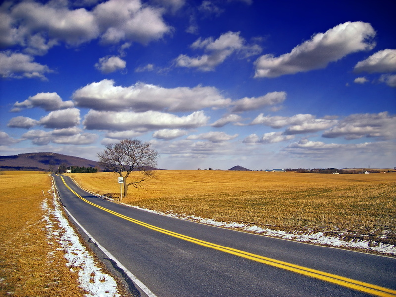 cloud - Sky, Berks County, blue, bright light, Great Valley, top road, snow, scenics, 2K, travel, rural, summer, Country Mile, clouds, Blue Mountain, outdoors